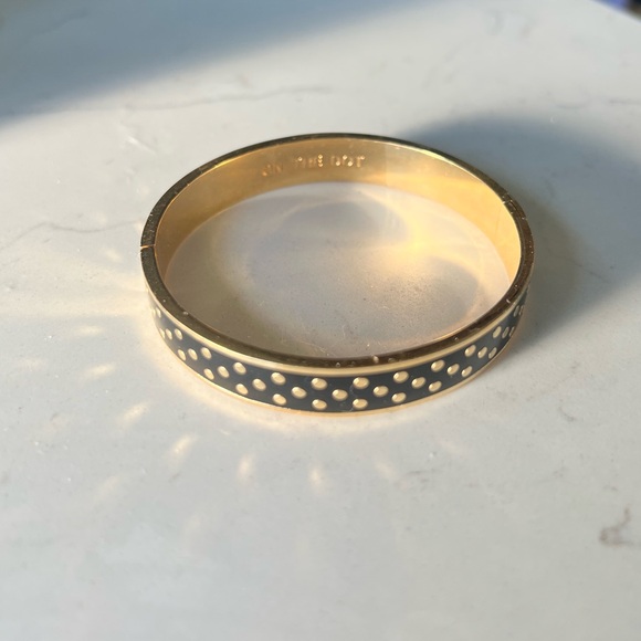 Kate Spade Black and Gold Dot Bracelet - Picture 2 of 4